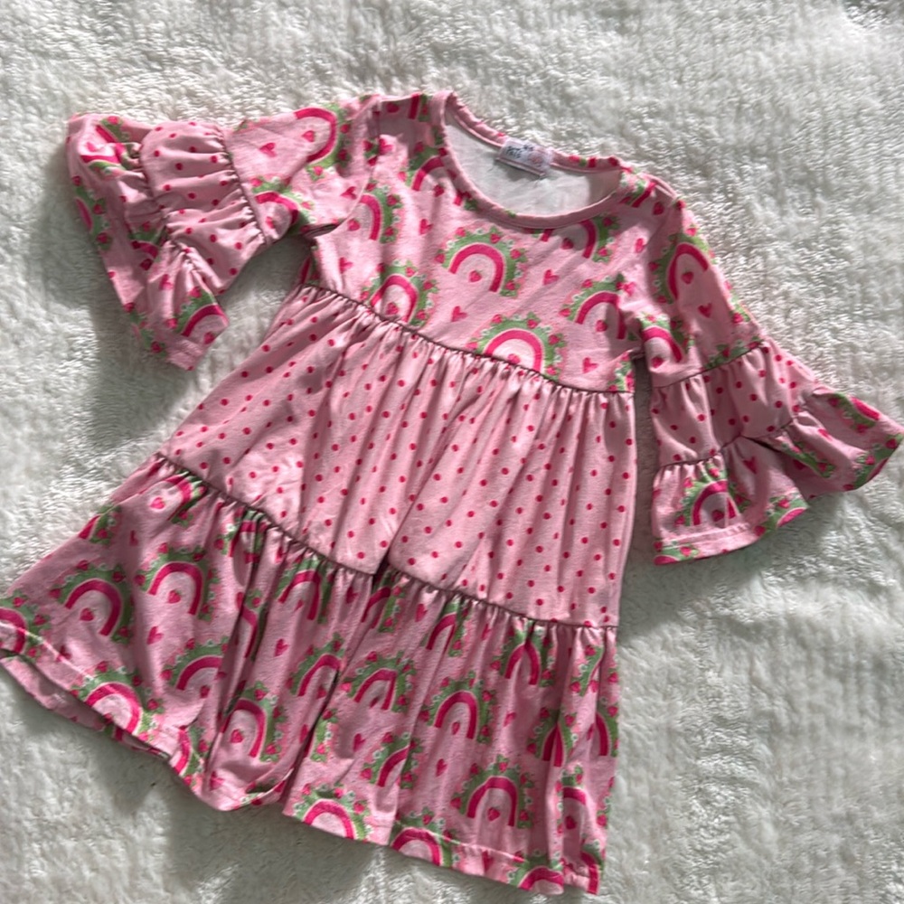 Toddler Rainbow Dress